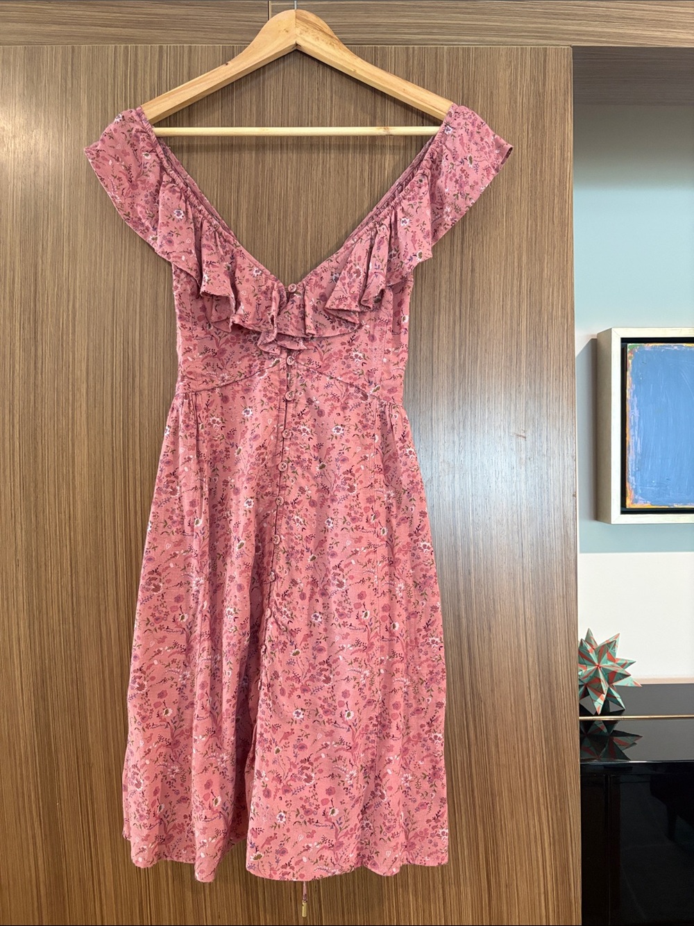 Madewell:  Floral Sundress, Size 2, Muted Pink